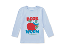 Life is Good Toddler Long Sleeve Crusher Tee - Book Worm