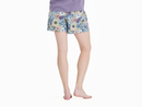Life is Good Women's Snuggle Up Sleep Short - Sunshine Floral Pattern