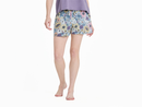 Life is Good Women's Snuggle Up Sleep Short - Sunshine Floral Pattern