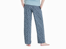 Life is Good Women's Snuggle Up Sleep Pant - Floral Paw Pattern