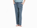 Life is Good Women's Snuggle Up Sleep Pant - Floral Paw Pattern