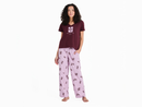 Life is Good Women's Snuggle Up Sleep Pant - Simple Blossom Pattern