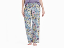 Life is Good Women's Snuggle Up Sleep Pant - Sunshine Floral Pattern