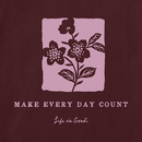 Life is Good Women's Snuggle Up Sleep Vee - Make Every Day Count Flowers