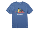 Life is Good Men's Crusher Tee - Cruisin' Rocket