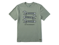 Life is Good Men's Crusher Tee - I Am the Warranty Wrenches