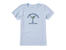 Life is Good Women's Crusher Tee - I Like It Dirty Martini Vintage