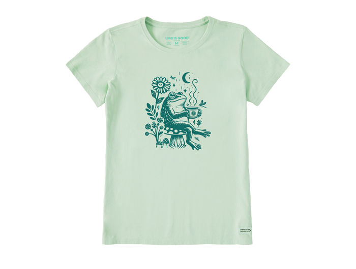 Life is Good Women's Crusher Tee - Frog on Break