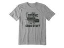 Life is Good Men's Crusher Tee - I Only Smoke the Good Stuff