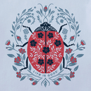 Life is Good Women's Crusher Tee - Floral Ladybug