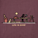 Life is Good Men's Crusher Tee - Rocket & Jake Woodwork Vista