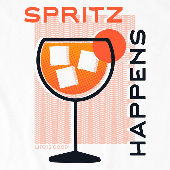 Life is Good Women's Crusher Tee - Aperol Spritz Happens