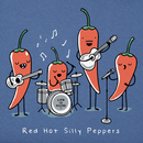 Life is Good Men's Crusher Lite Tee - Red Hot Silly Peppers