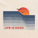 Life is Good Men's Classic Crusher Ringer Tee - Wavy Sunset