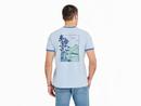 Life is Good Men's Classic Crusher Ringer Tee - Mountain Landscape