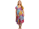 Treasures of Bali Women's Sherry Short Sleeve Midi Dress