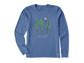 Life is Good Women's Long Sleeve Crusher Tee - Life is Good Among the Trees