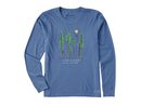 Life is Good Women's Long Sleeve Crusher Tee - Life is Good Among the Trees