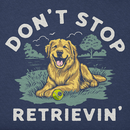 Life is Good Women's Crusher Tee - Don't Stop Retrievin' Golden
