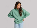 Life is Good Women's French Terry Boxy Quarter Zip
