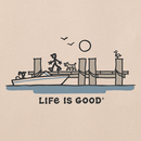 Life is Good Men's Crusher Tee - Dockside Boat Vista