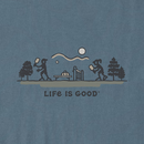 Life is Good Men's Crusher Tee - Pickleball Vista