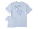Life is Good Men's Crusher Tee - Two Palms Brush