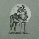 Life is Good Men's Crusher Tee - Wolf Moon