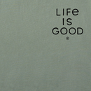 Life is Good Men's Crusher Tee - Wolf Moon