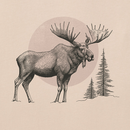 Life is Good Men's Crusher Tee - Moose Moon