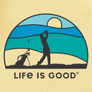 Life is Good Men's Crusher Tee - Golf Sunset