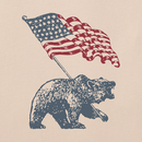 Life is Good Men's Crusher Tee - American Bear Flag