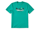 Life is Good Men's Crusher Tee - Golf Course Cart Vista