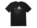 Life is Good Men's Crusher Tee - Dock Dog Landscape Sunset