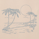 Life is Good Men's Crusher Tee - Beach Palms Sunset