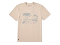 Life is Good Men's Crusher Tee - Beach Palms Sunset