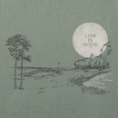 Life is Good Men's Crusher Tee - Golf Landscape Sunset