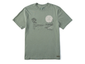 Life is Good Men's Crusher Tee - Golf Landscape Sunset