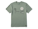 Life is Good Men's Crusher Tee - Golf Landscape Sunset