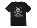 Life is Good Men's Crusher Tee - I Am the Warranty Skull & Tools