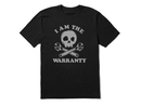 Life is Good Men's Crusher Tee - I Am the Warranty Skull & Tools