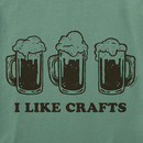 Life is Good Men's Crusher Tee - I Like Crafts Beers
