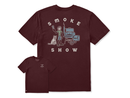 Life is Good Men's Crusher Tee - Jake & Rocket Smoke Show