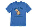 Life is Good Men's Crusher Tee - Call Me Old Fashioned Cocktail