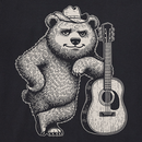 Life is Good Men's Crusher Tee - Bear Guitar