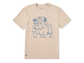 Life is Good Men's Crusher Tee - Bulldog Trucker