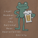 Life is Good Men's Crusher Lite Tee - National Beer Appreciation Frog