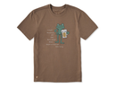 Life is Good Men's Crusher Lite Tee - National Beer Appreciation Frog