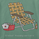 Life is Good Men's Crusher Lite Tee - Global Headquarters