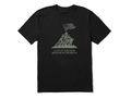Life is Good Men's Crusher Lite Tee - Land of the Free Iwo Jima